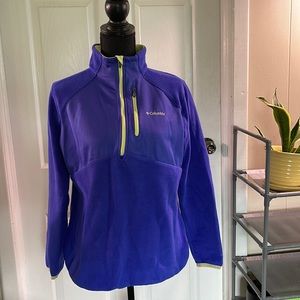 Columbia Omni-heat half zip pull over